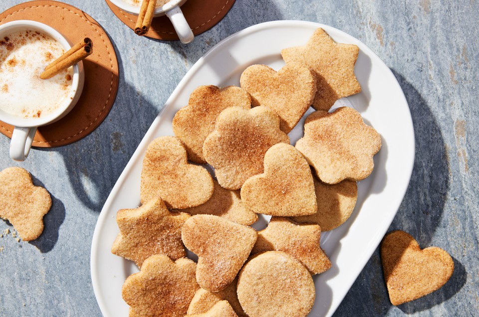 Hojarascas (Cinnamon and Sugar Corn Cookies) - select to zoom