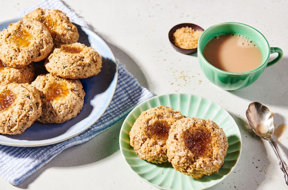 Earl Grey Scones with Jam Centers - select to zoom