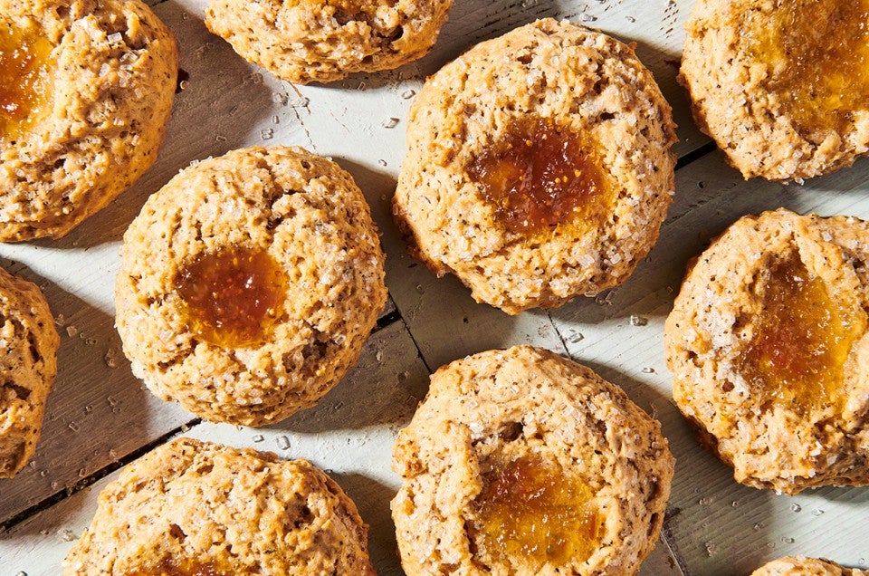 Earl Grey Scones with Jam Centers - select to zoom