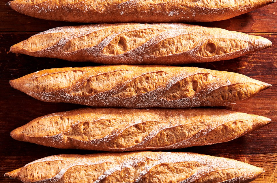 Easy Gluten-Free Baguettes - select to zoom