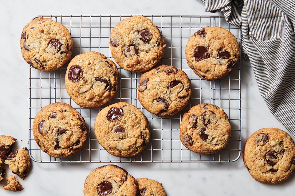Keto-Friendly Chocolate Chip Cookies - select to zoom