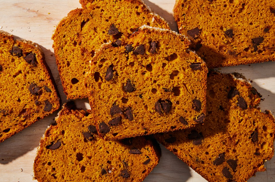 The Most Pumpkin Pumpkin Chocolate Chip Bread - select to zoom