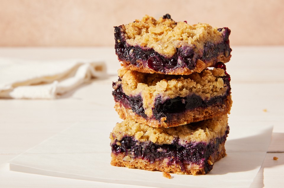 Rye Blueberry Bars - select to zoom