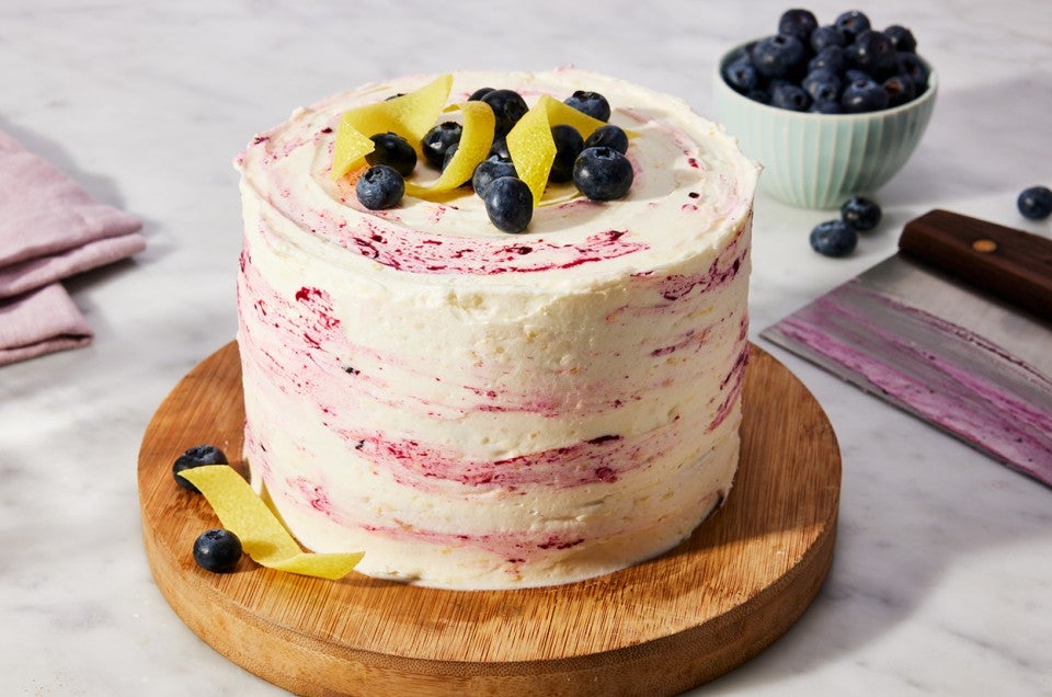 Lemon Blueberry Cake - select to zoom