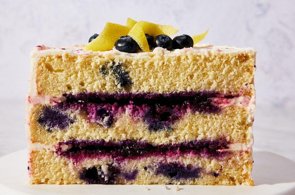 Lemon Blueberry Cake - select to zoom