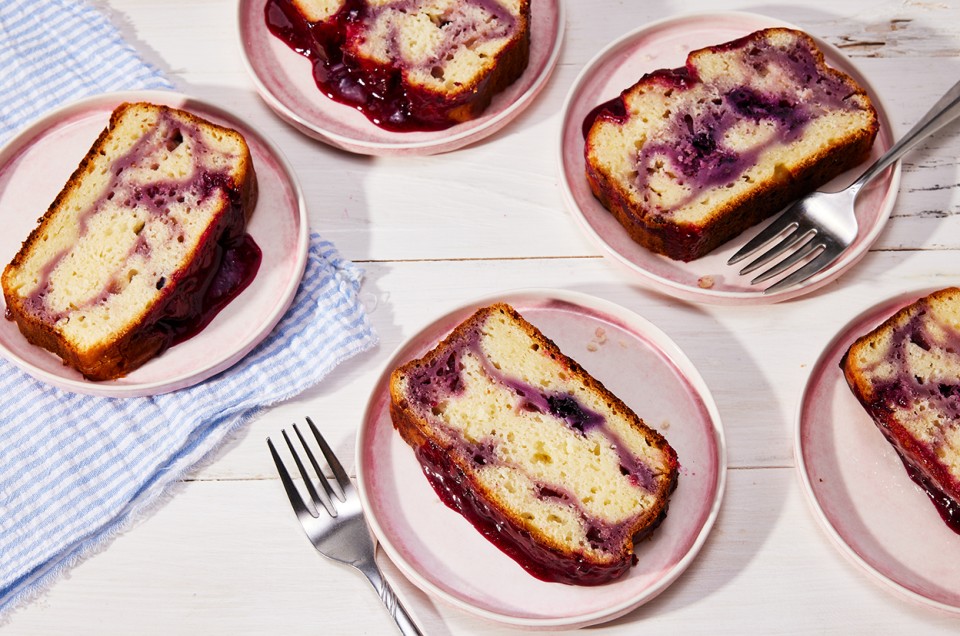 Lemon Blueberry Loaf Cake - select to zoom