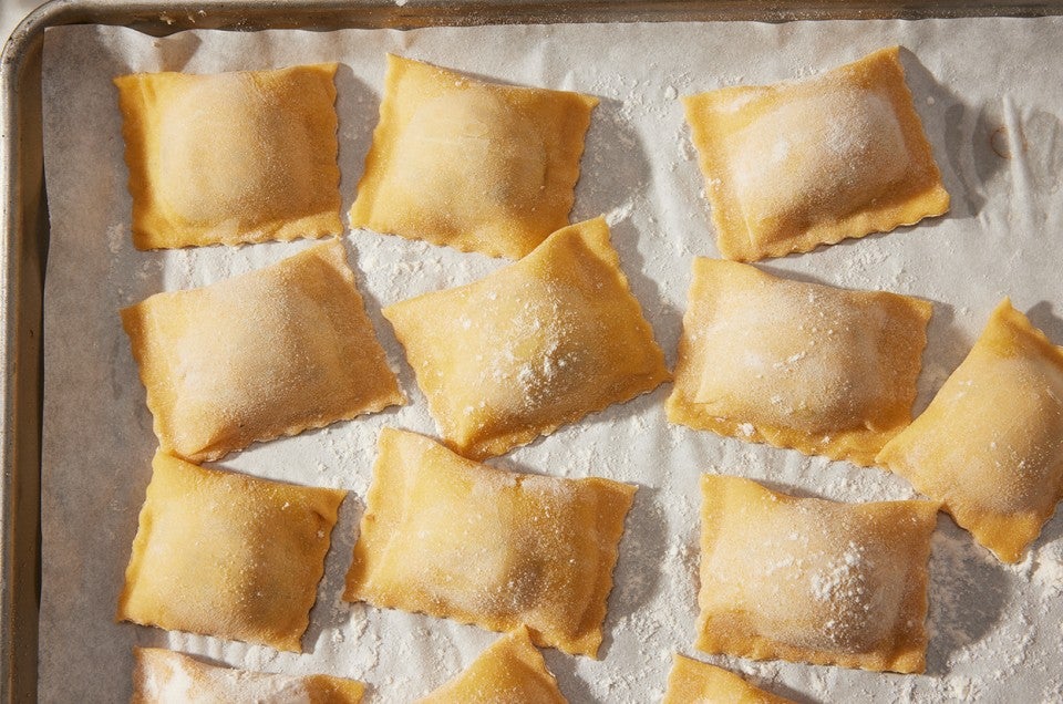 Homemade Cheese Ravioli - select to zoom