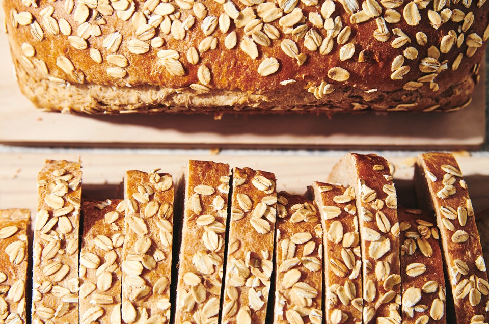 Vermont Whole Wheat Oatmeal Honey Bread - select to zoom
