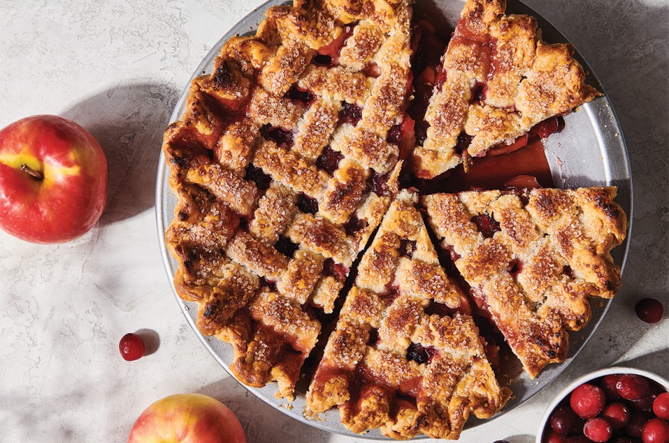 Apple Pie with Cranberries - select to zoom