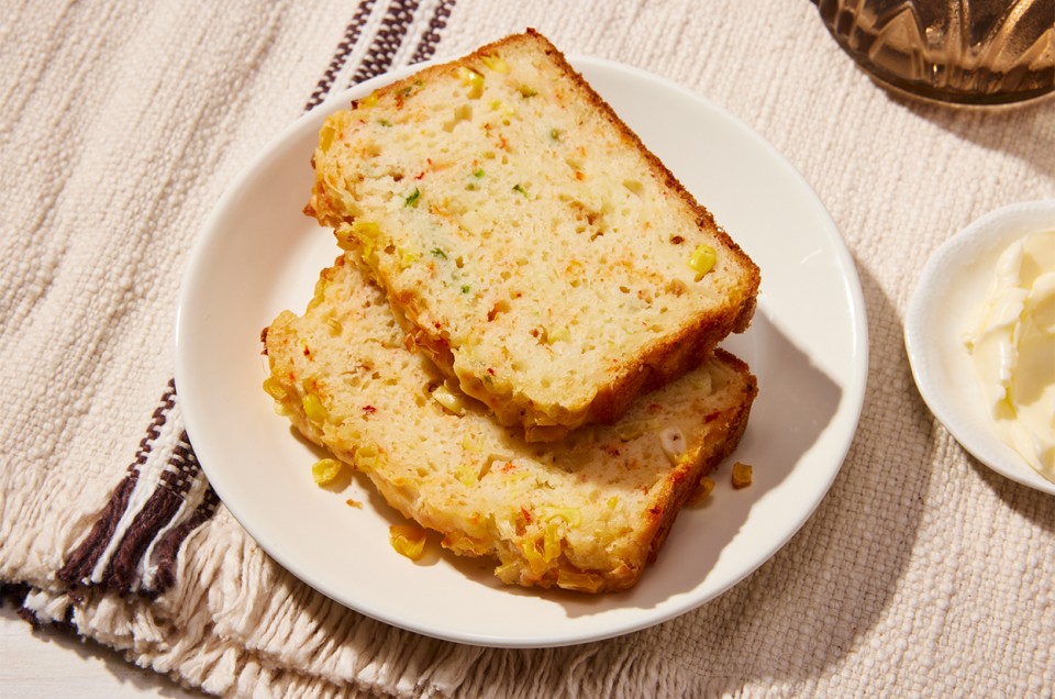 Savory Spicy Corn Cake - select to zoom