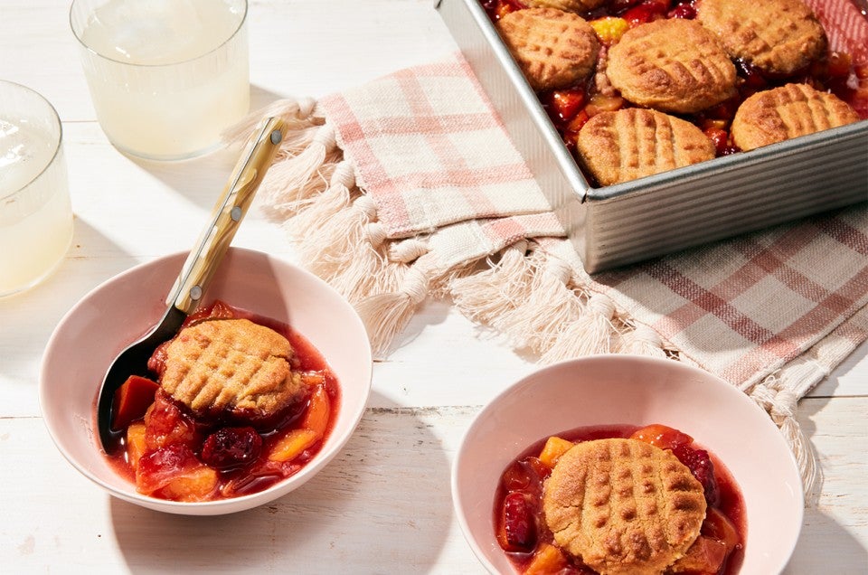 Peanut Butter Cookie Fruit Cobbler - select to zoom