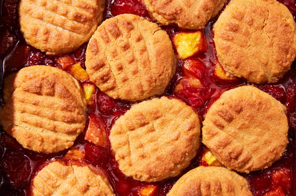 Peanut Butter Cookie Fruit Cobbler - select to zoom