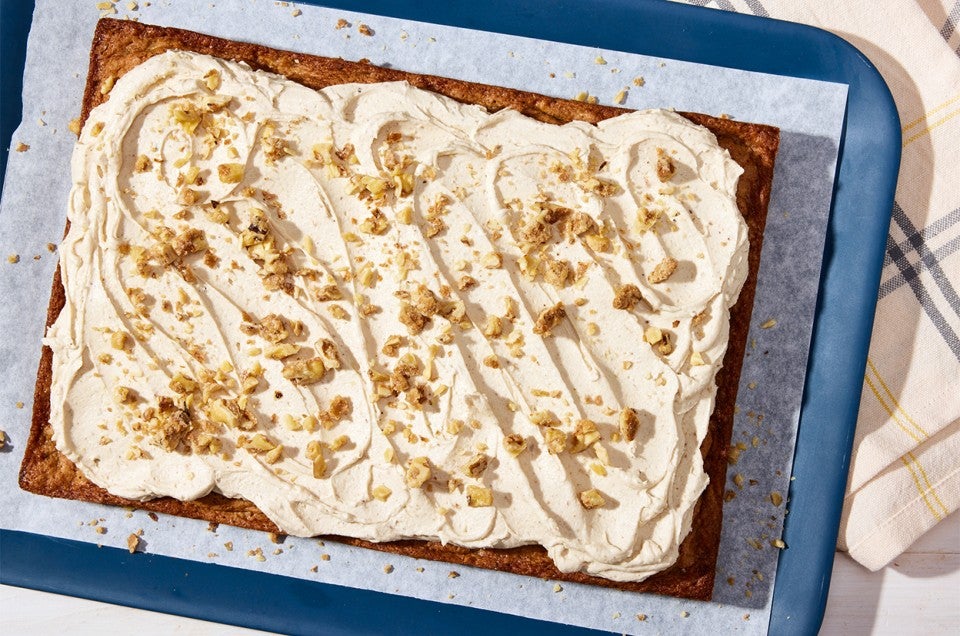 Tahini Praline-y Zucchini Cake - select to zoom