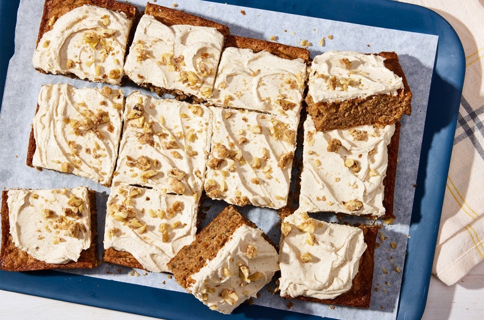 Tahini Praline-y Zucchini Cake - select to zoom