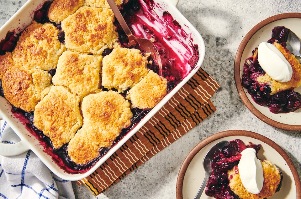 Almond Flour Berry Cobbler - select to zoom