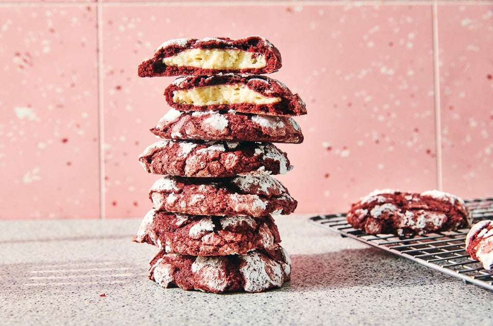 Cream Cheese-Stuffed Red Velvet Cookies - select to zoom