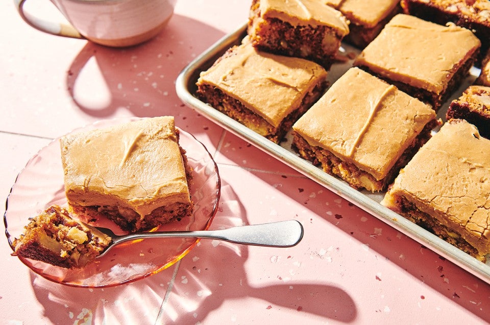 Old-Fashioned Apple Cake with Brown Sugar Frosting - select to zoom