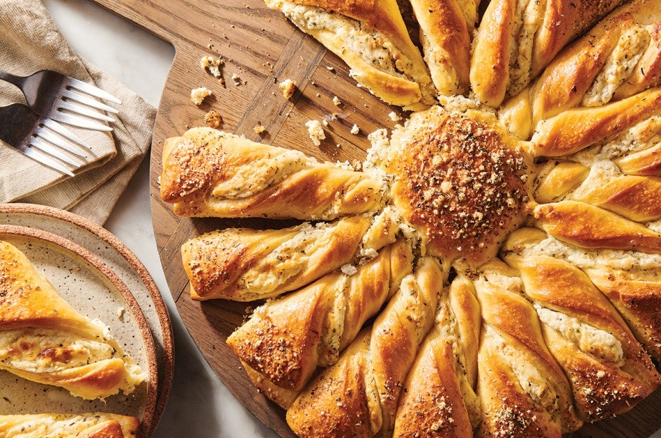 Garlic and Herb Sun Bread (Tarte Soleil) - select to zoom