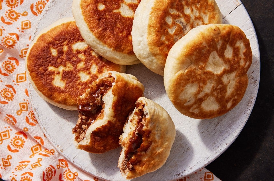 Hotteok (Korean Sweet Pancakes) - select to zoom
