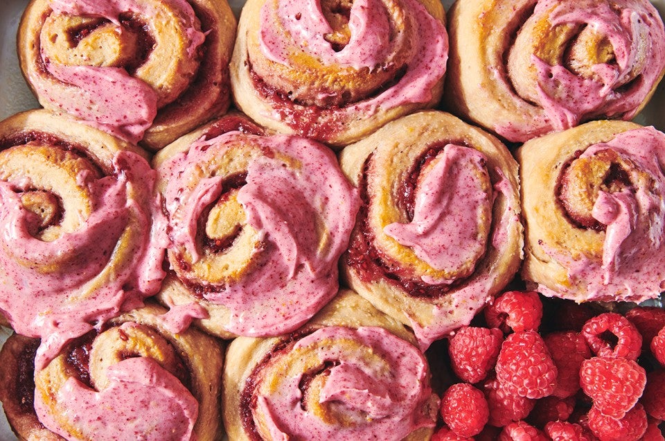 Jammin’ Raspberry Buns  - select to zoom