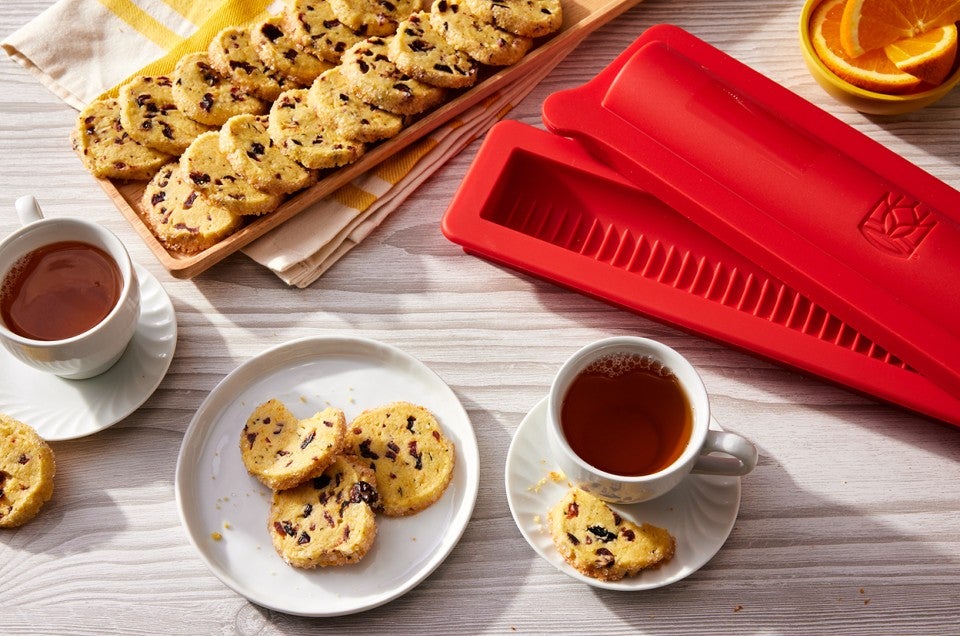 Cranberry-Studded Melted Butter Shortbread  - select to zoom