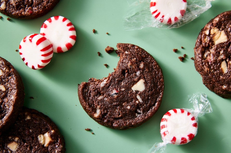 Peppermint Bark Cookies 