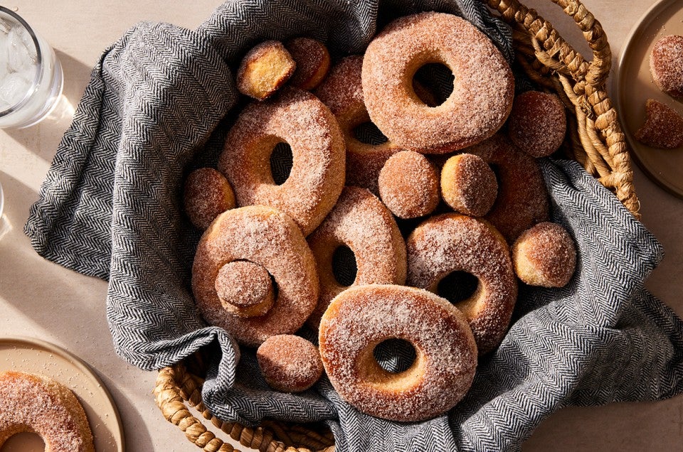 Air Fryer Cinnamon Roll Donuts • Dance Around the Kitchen