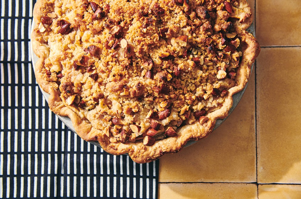 Cherry, Almond, and Pear Pie  - select to zoom