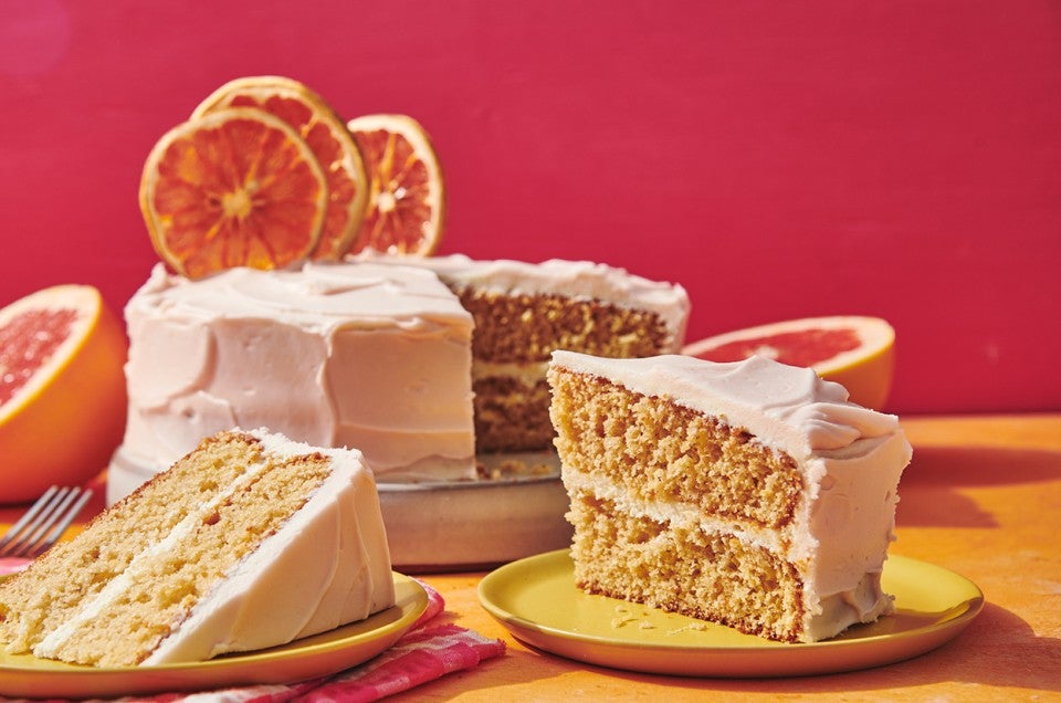 Citrus Surprise Grapefruit Cake  - select to zoom