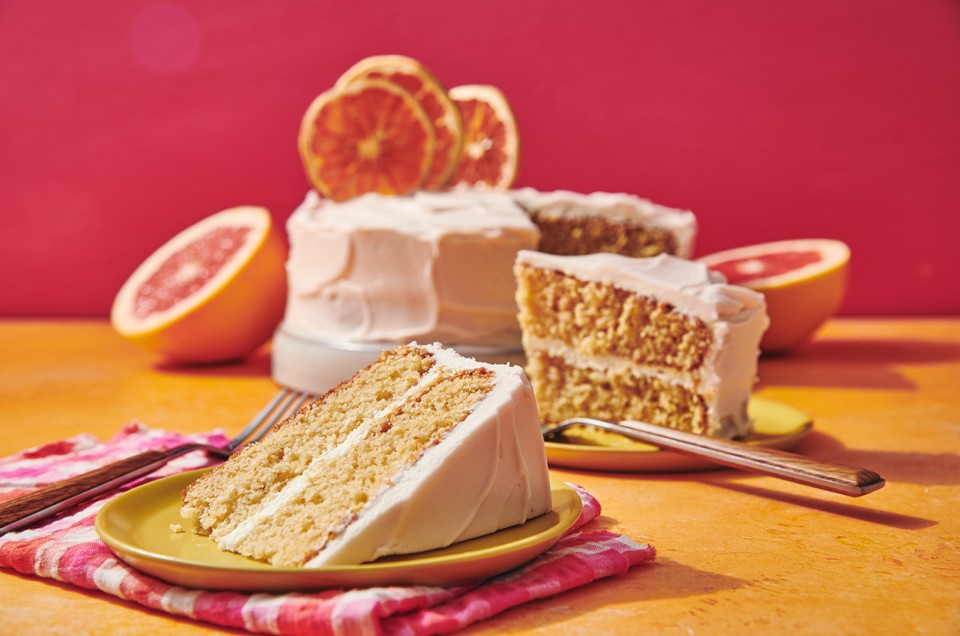Citrus Surprise Grapefruit Cake  - select to zoom