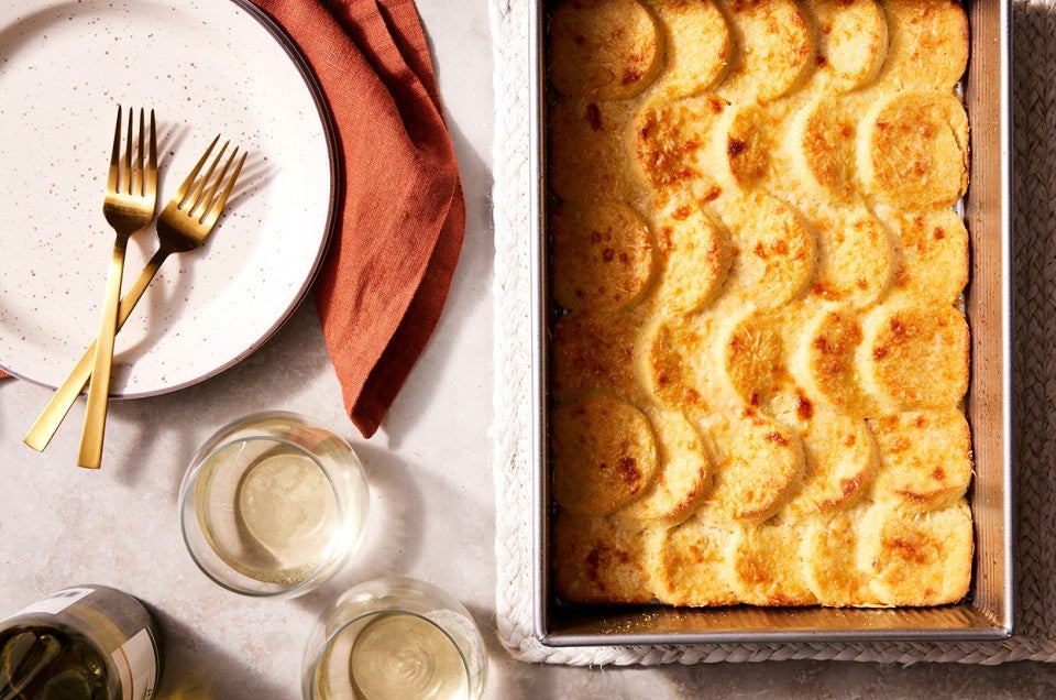 Gnocchi alla Romana (Semolina Gnocchi Gratin)  - select to zoom