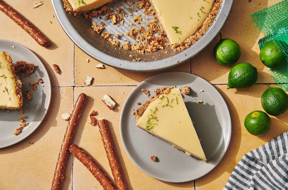 Key Lime Pie with a Pretzel Crust  - select to zoom