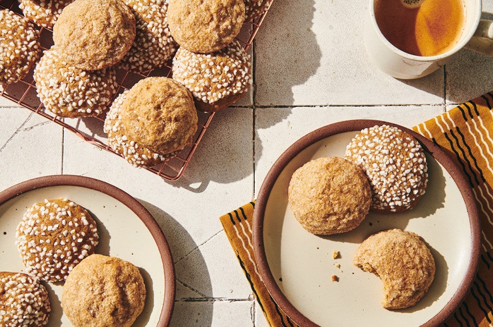 Soft Ginger-Molasses Cookies and Ginger Syrup  - select to zoom