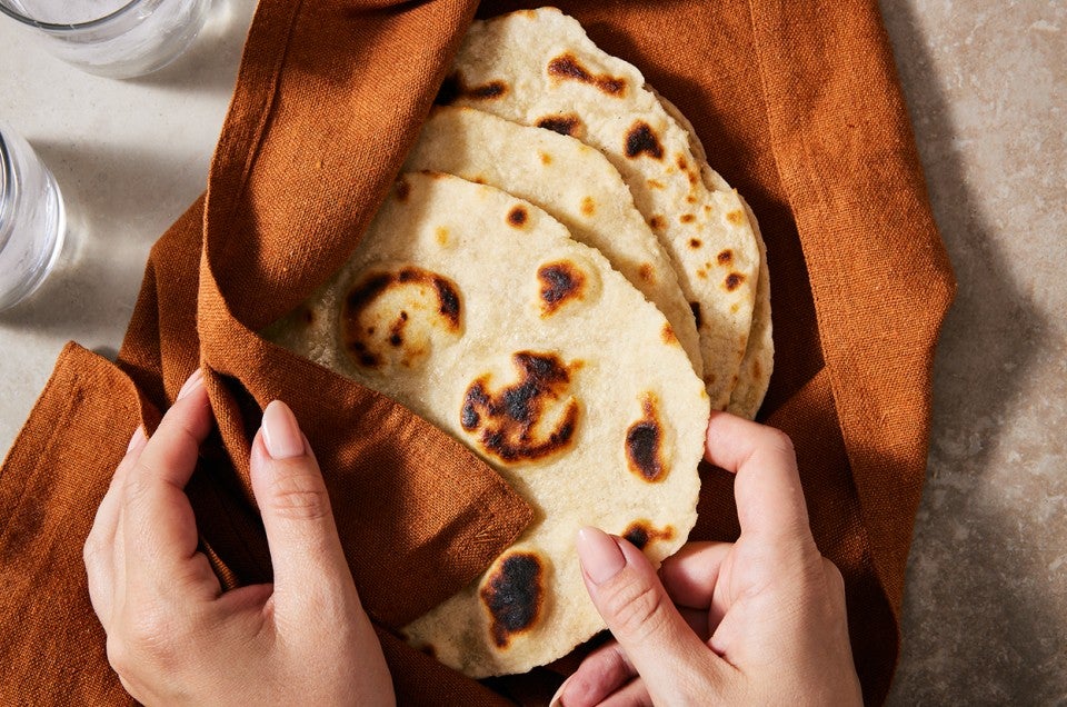 50/50 Corn and Flour Tortillas  - select to zoom