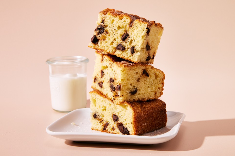 Chocolate Chip Snickerdoodle Cake  - select to zoom