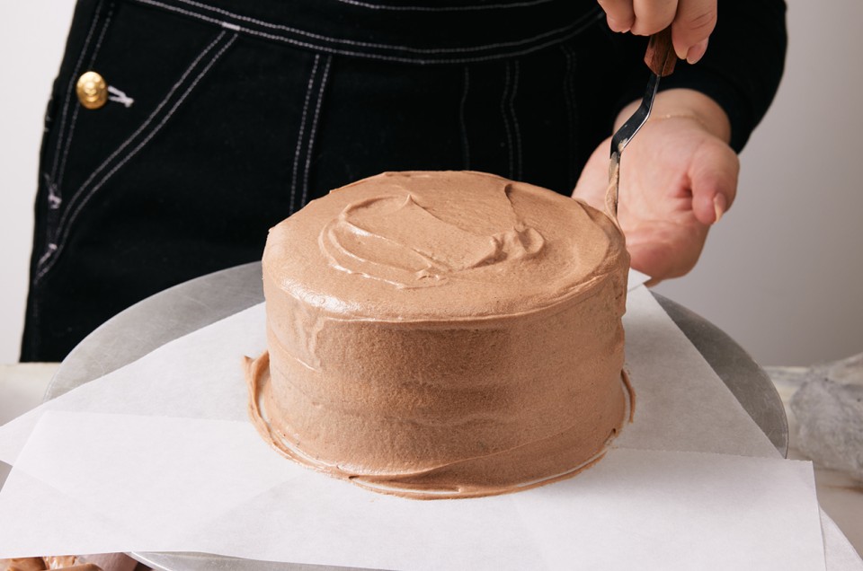 Chocolate Ermine Frosting - select to zoom