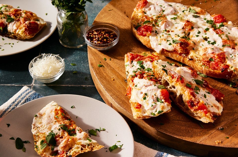 Garlic Bread Pizza  - select to zoom