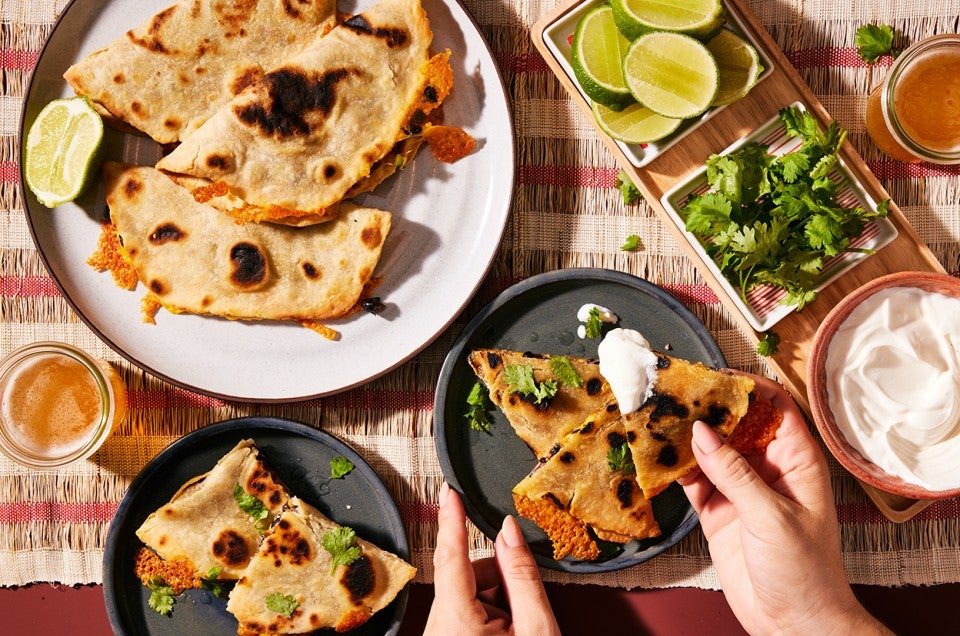 Oven Quesadillas for a Crowd  - select to zoom