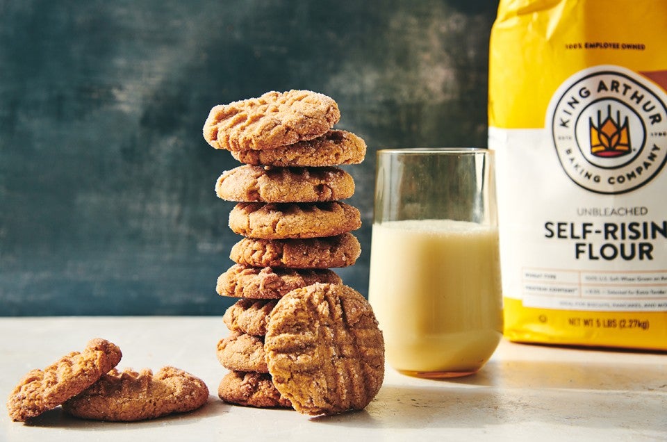 Peanut Butter Cookies with Self-Rising Flour  - select to zoom