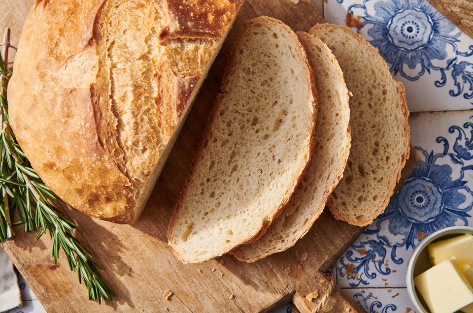 Crusty Cloche Bread  - select to zoom
