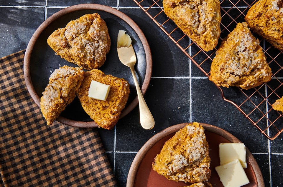 Harvest Pumpkin Scones  - select to zoom