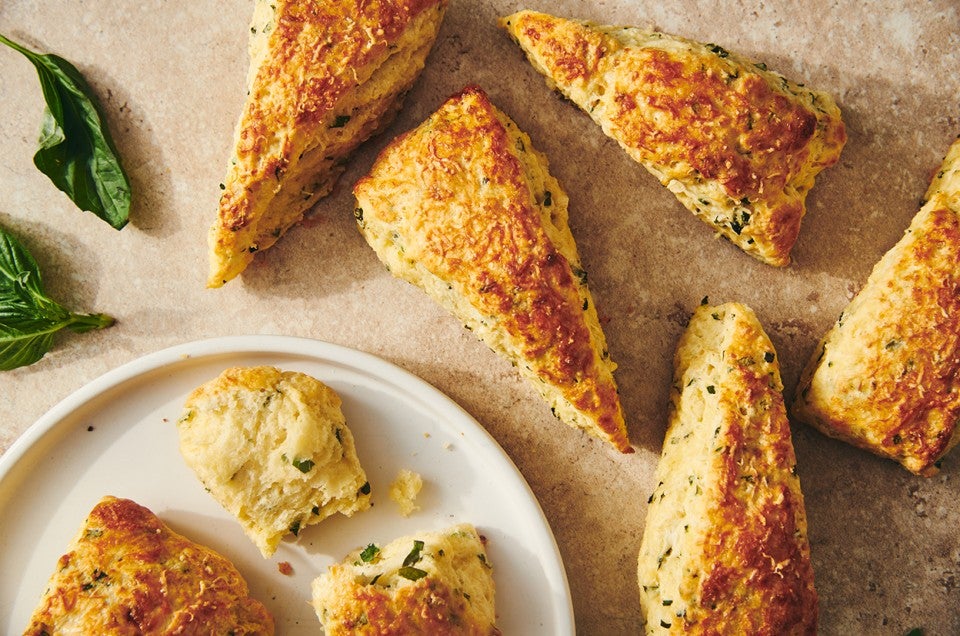 Basil & Parmesan Scones  - select to zoom