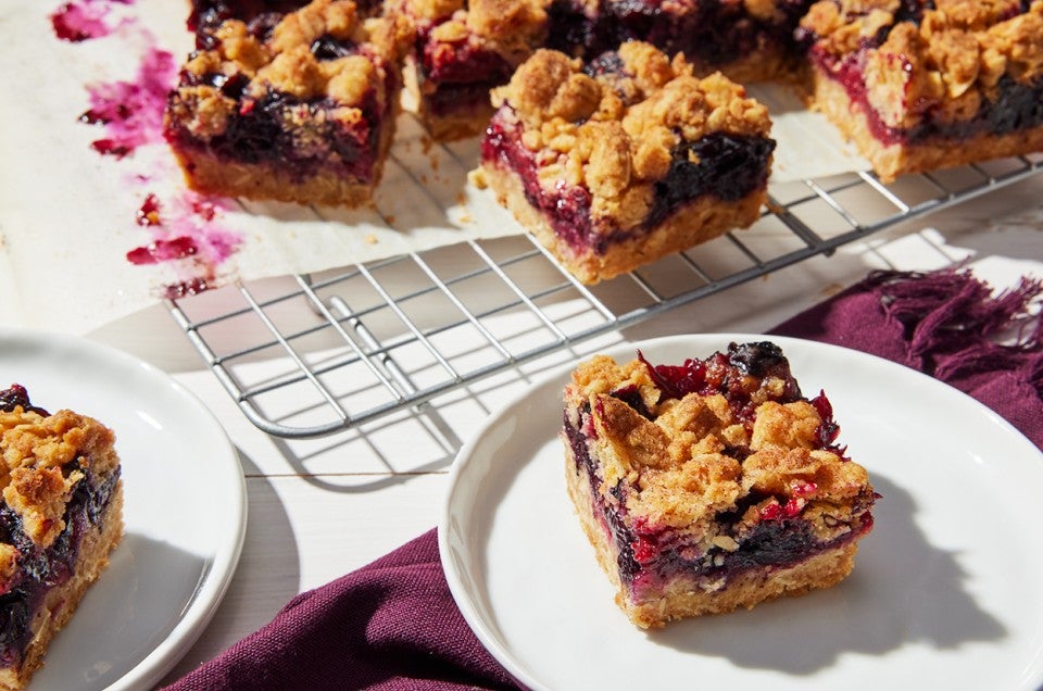 Berry Easy Jam Bars  - select to zoom