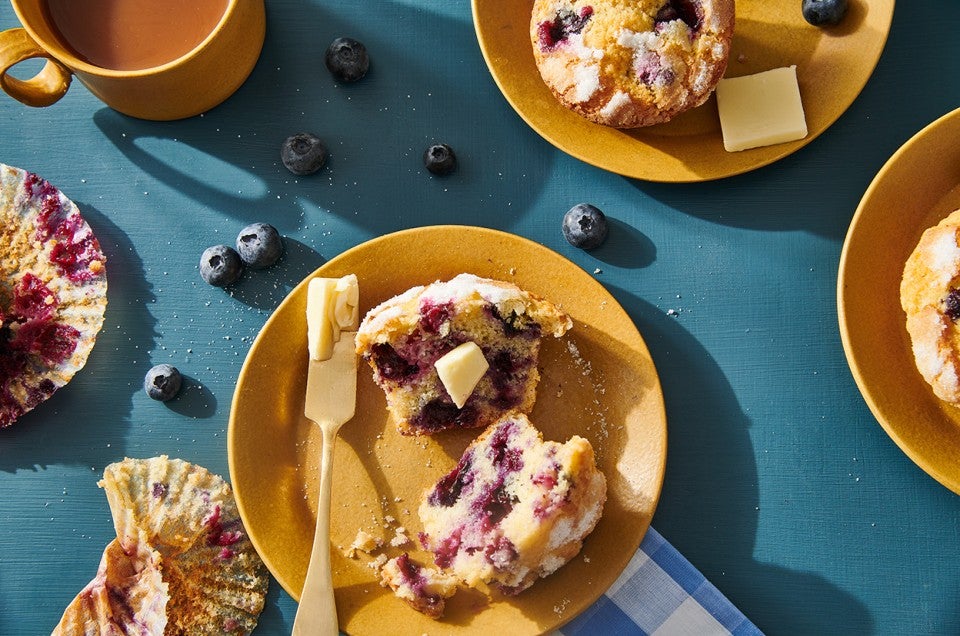 Famous Department Store Blueberry Muffins  - select to zoom