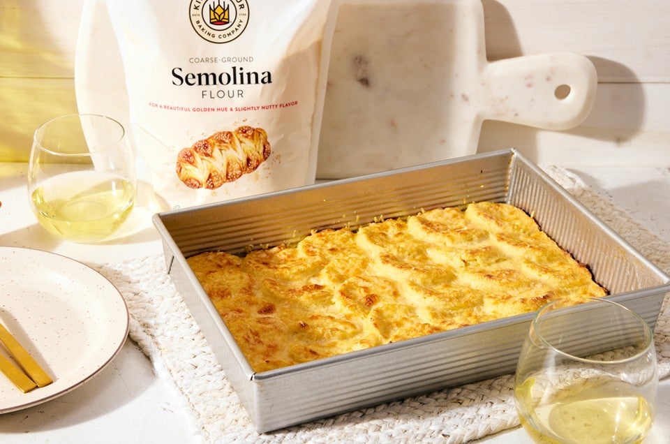 Gnocchi alla Romana (Semolina Gnocchi Gratin)  - select to zoom