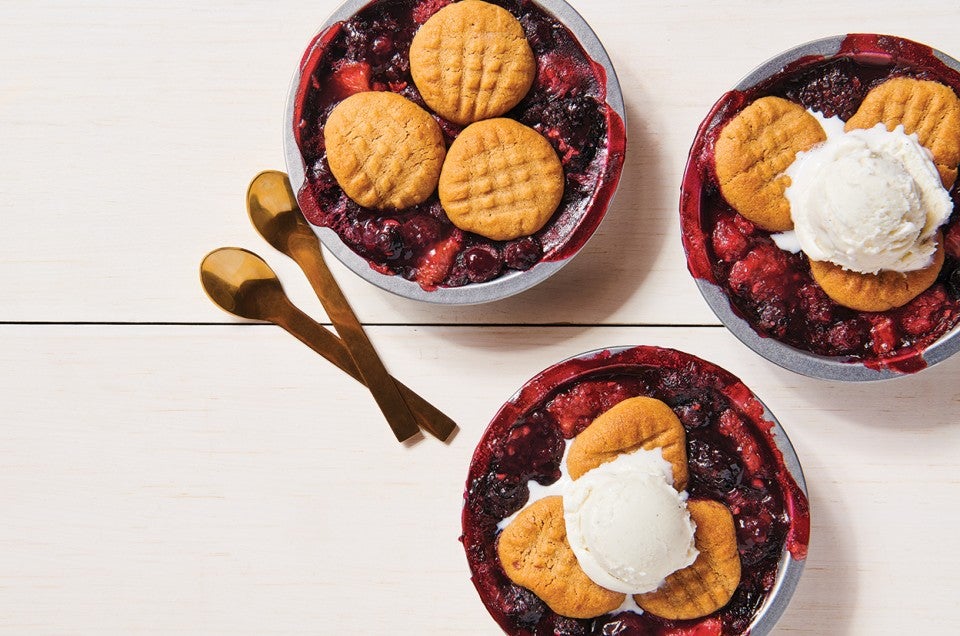 Peanut Butter Cookie Fruit Cobbler  - select to zoom