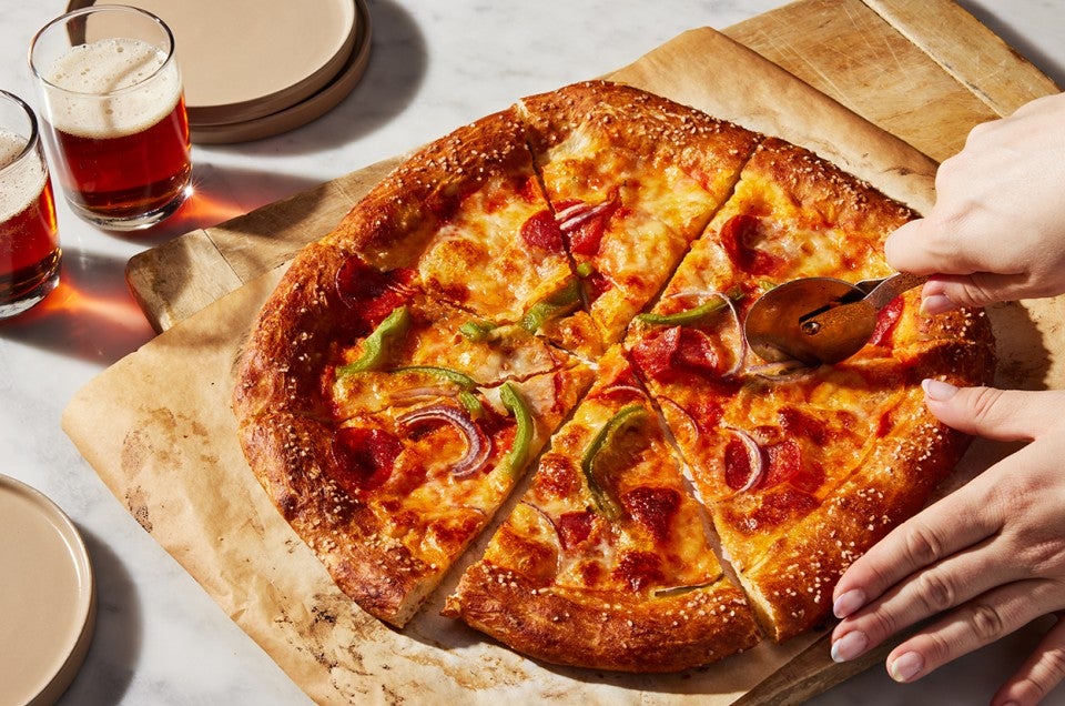 Pretzel Pizza Crust - select to zoom