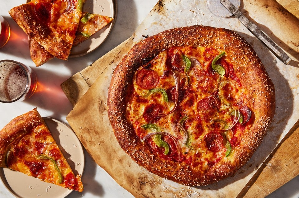 Pretzel Pizza Crust  - select to zoom