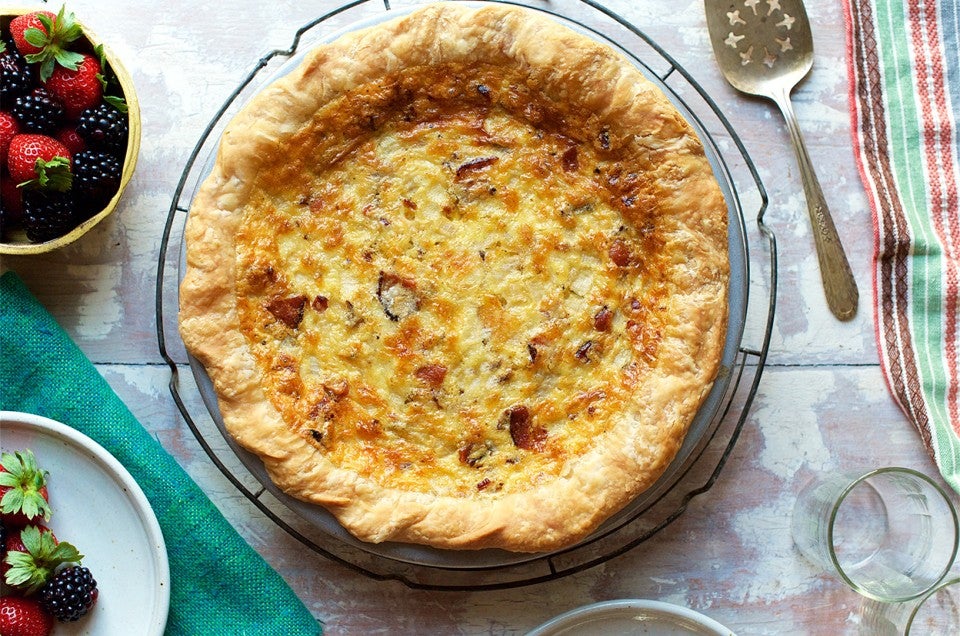 Bacon, Egg & Cheese Quiche  - select to zoom