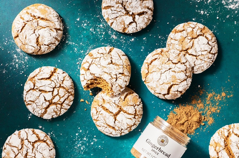 Gingerbread Crinkle Cookies - select to zoom